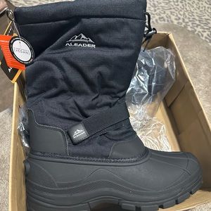 ALEADER Winter Boots for Men, Waterproof Snow Boots Hiking Shoes